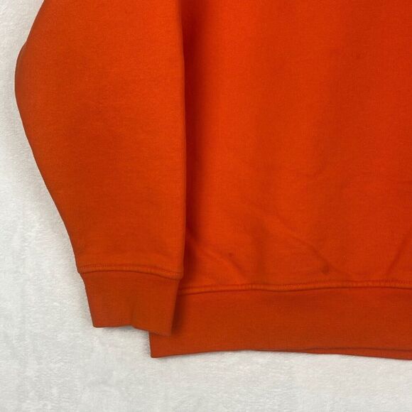 Vintage Reebok Miami Dolphins Sweater Mens Large Orange Pullover Sweatshirt - Picture 5 of 12